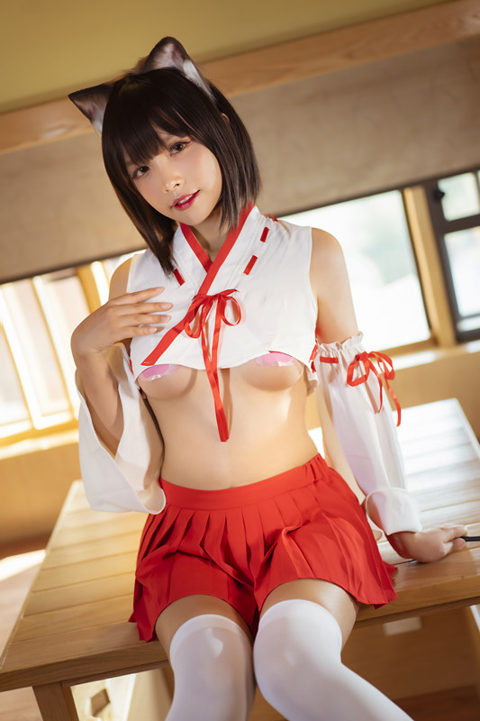 Neko-薇薇 – 巫女 [31P-863MB]