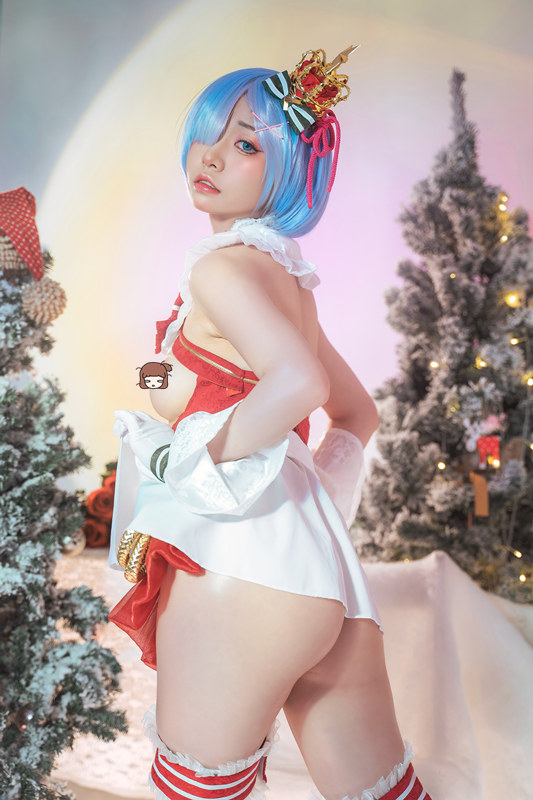 极品CosPlay爆机少女 喵小吉 从零开始的圣诞节[31P/1V/632M]
